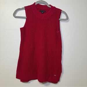 Tommy Hilfiger Cherry Red Knit Sweater